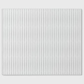 コテージグレー白水色ピンストライプの贈り物 ラッピングペーパー (フラット)