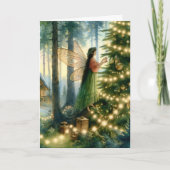 コテージコアお洒落クリスマス シーズンカード (正面)