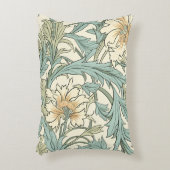 コテージコアのアートワーク自然な花のパターンBeige アクセントクッション (正面(垂直))