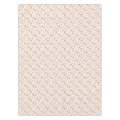 コテージコアの花の感謝白 テーブルクロス (正面)