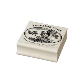 コテージコアウルテンプレートスモールビジネス ラバースタンプ (スタンプ)