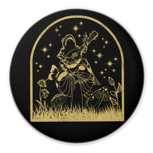 コテージコアエステティックデザイン セラミックノブ (正面)