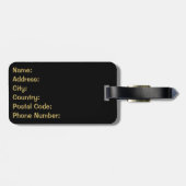 コテージコアエステティックデザイン ラゲッジタグ (裏面横)