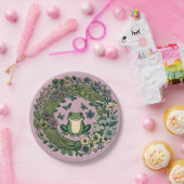 コテージコアエルフワイルドフラワーズ ペーパープレート (パーティー)