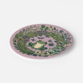 コテージコアエルフワイルドフラワーズ ペーパープレート (アングル)