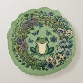 コテージコアエルフワイルドフラワーズ ラウンドクッション (裏面)