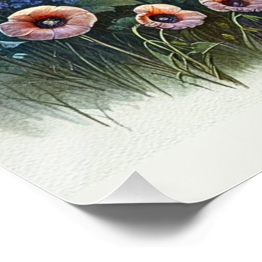 コテージコアエンチャントガーデンパスウェイ ポスター (コーナー)