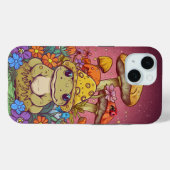 コテージコアガエルの花キノコ Case-Mate iPhoneケース (裏面 (横))