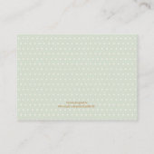 コテージコアガールクロセスラインブックピンクベビーシャワー エンクロージャーカード (裏面)