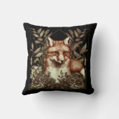 コテージコアキツネヴィンテージ クッション (裏面)