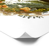 コテージコアキツネヴィンテージ ポスター (角)