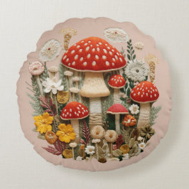 コテージコアキノコ ラウンドクッション