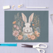 コテージコアキュートうさぎのデカップホテル 薄葉紙 (クラフト)