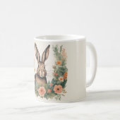 コテージコアキュートうさぎ コーヒーマグカップ (正面右)