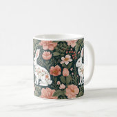 コテージコアキュートうさぎ コーヒーマグカップ (正面右)