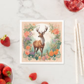 コテージコアキュートディアー スタンダードカクテルナプキン (インサイチュ)