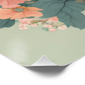 コテージコアキュートラクーン ポスター (コーナー)