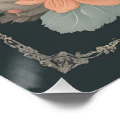 コテージコアキュートラクーン ポスター (コーナー)