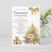 コテージコアクリスマスオーナメント交換パーティー 招待状 (スタンド正面)