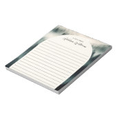 コテージコアグリーンウォーターカラーフォレパーソナライズされたスト ノートパッド (回転)