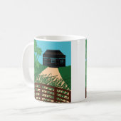 コテージコアグリーンリーカントリーサイドコテージコア コーヒーマグカップ (正面左)