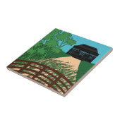 コテージコアグリーンリーカントリーサイドコテージコア タイル (側面)