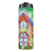 コテージコアコージー&かわいいカラフルオングリーン | タンブラー (正面)