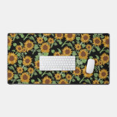 コテージコアサンフラワーズパターン デスクマット (キーボード&マウス)