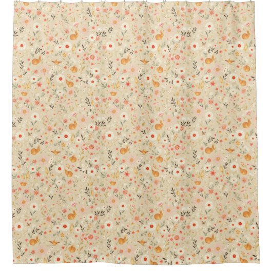 コテージコアシャワーカーテンアアお洒落Touch シャワーカーテン (正面)