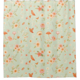 コテージコアシャワーカーテンアアお洒落Touch シャワーカーテン