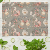 コテージコアスタイル蝶の蛾 キッチンタオル (折り畳み)