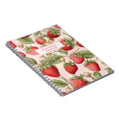 コテージコアストロベリーの名前と件名 ノートブック (右側)