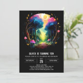 コテージコアティンバー魔法誕生日 招待状 (スタンド正面)