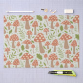 コテージコアテラコッタマッシュルーム離れと 薄葉紙 (クラフト)