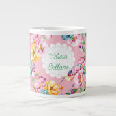 コテージコアハミングバード ジャンボコーヒーマグカップ (正面)