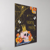 コテージコアハロウィーンスカル蝶スパイダース 箔ポスター (レイダウン)