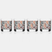 コテージコアハロウィーン ウイスキーグラス (左)