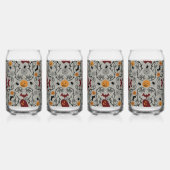 コテージコアハロウィーン ガラス缶 (右)