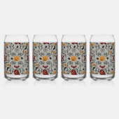 コテージコアハロウィーン ガラス缶 (左)