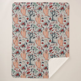 コテージコアハロウィーン シェルパブランケット