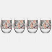 コテージコアハロウィーン ステムなしワイングラス (右)