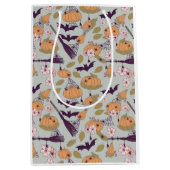 コテージコアハロウィーン ミディアムペーパーバッグ (正面)