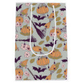 コテージコアハロウィーン ミディアムペーパーバッグ (裏面)