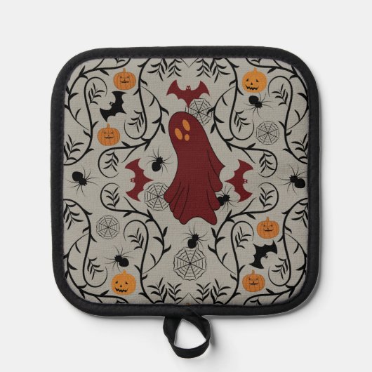 コテージコアハロウィーン 鍋敷き (正面)