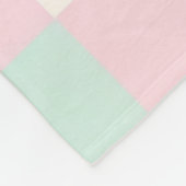 コテージコアバッファロープリドパステル春コージー フリースブランケット (角)