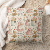 コテージコアバニー装飾用クッション クッション (ブランケット)