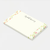 コテージコアバラガーデンキュートハンドドロードヴィンテージ ポストイット (アングル)