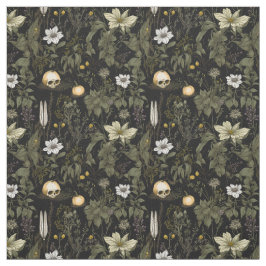 コテージコアパンプキンスカルプリント ファブリック