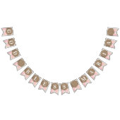 コテージコアピンクフローラ素朴神ベレスバプテスマ バンティングフラッグ (全)