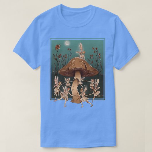 コテージコアファンタジー妖精 Tシャツ (デザイン正面)
